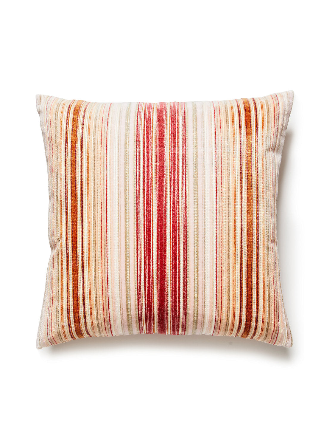 Old World Weavers Timberlake Velvet 22 X 22 - Rose Apricot Decorative Pillow