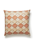 Scalamandre Akira 22 X 22 - Cognac Decorative Pillow