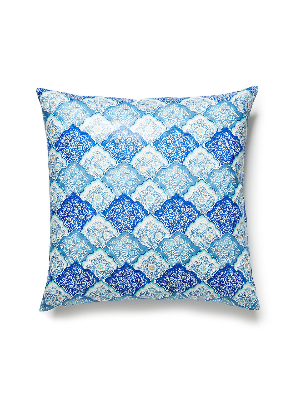 Scalamandre Akira 22 X 22 - Porcelain Blue Decorative Pillow