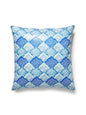 Scalamandre Akira 22 X 22 - Porcelain Blue Decorative Pillow