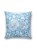 Scalamandre Ziba 22 X 22 - Porcelain Blue Decorative Pillow