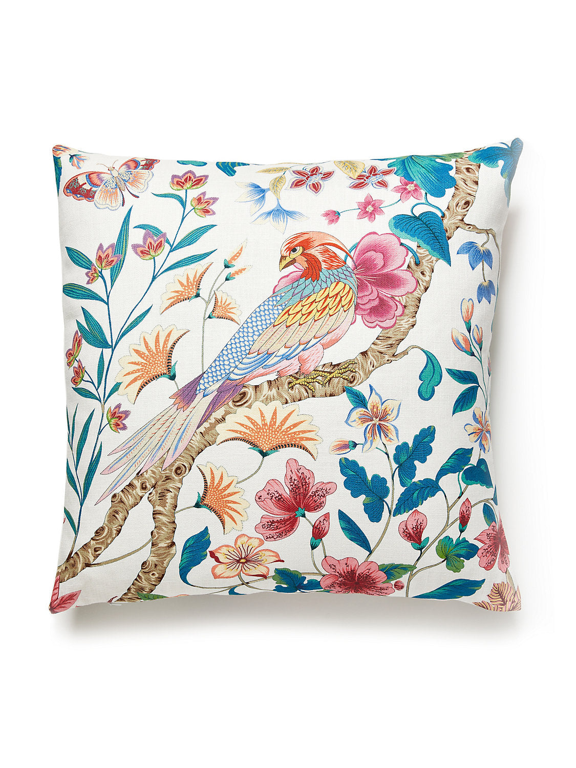 Scalamandre Botany Bay 24 X 24 - Perennial Garden Decorative Pillow