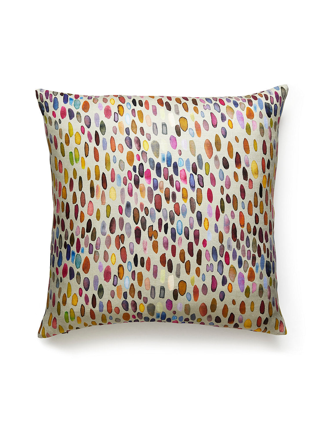 Scalamandre Jamboree 22 X 22 - Magenta / Multi Decorative Pillow