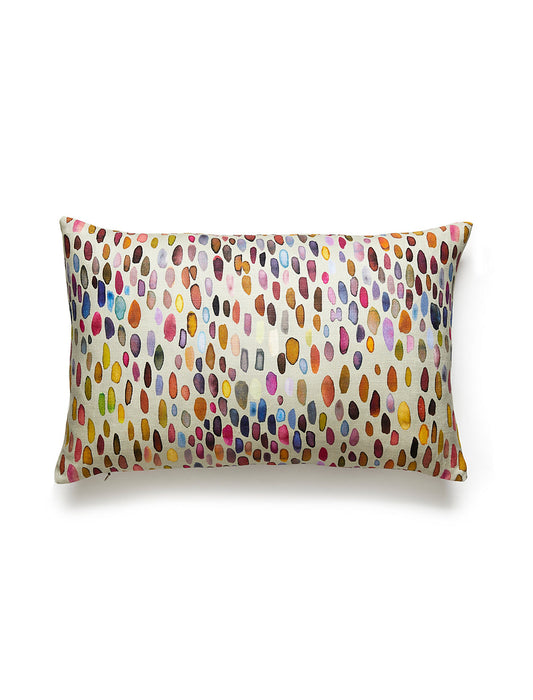 Scalamandre Jamboree 14 X 22 - Magenta / Multi Decorative Pillow