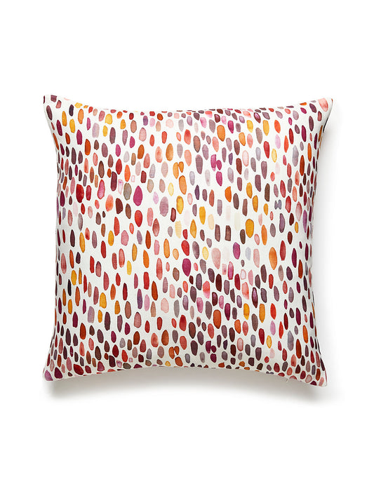 Scalamandre Jamboree 22 X 22 - Wild Berry Decorative Pillow