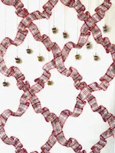 5yd Tromp L'oeil! Scalamandre Lilabeth's Ribbon Wallpaper Single Roll