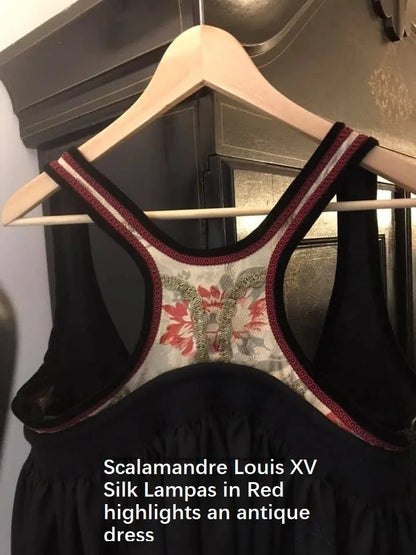 Scalamandre Old World Weavers Louis Xv Silk Lampas Ivory MSRP USD 730/Y