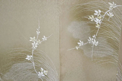 High Quality Silk Wedding Tsukesage Lovely Cherry Blossom Taupe