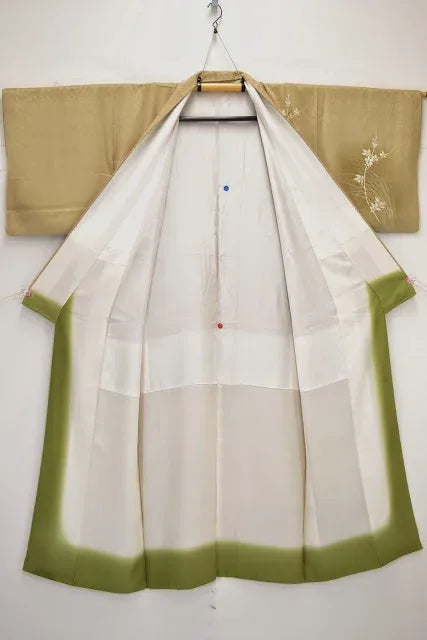 High Quality Silk Wedding Tsukesage Lovely Cherry Blossom Taupe