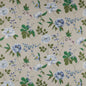 Manuel Canovas Paris Talmont Ciel Embroidery Blue Green on Beige Floral Botanical Foliage MSRP USD364/y