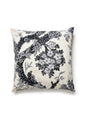 Old World Weavers Summerhouse Hill 22 X 22 - Charcoal Decorative Pillow