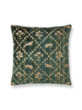 Scalamandre Santini 22 X 22 - Blue Green Decorative Pillow