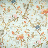 Special Order Scalamandre Colony Renaissance Melograno Multi On Sky Blue Silk Lampas