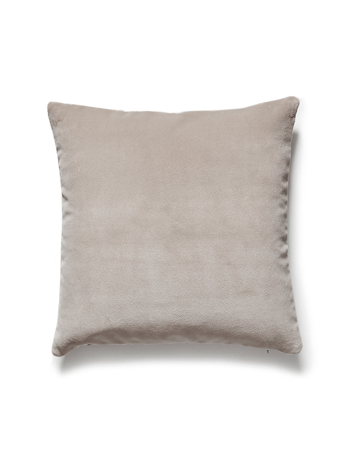 Scalamandre Torino Velvet 22 X 22 - Taupe Decorative Pillow