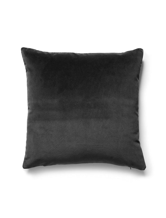 Scalamandre Torino Velvet 22 X 22 - Slate Decorative Pillow