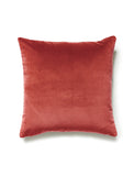 Scalamandre Torino Velvet 22 X 22 - Coral Decorative Pillow