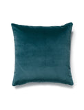 Scalamandre Torino Velvet 22 X 22 - Peacock Decorative Pillow