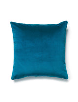 Scalamandre Torino Velvet 22 X 22 - Turquoise Decorative Pillow