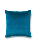 Scalamandre Torino Velvet 22 X 22 - Turquoise Decorative Pillow