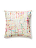 Scalamandre Coco Print 22 X 22 - Cream Decorative Pillow
