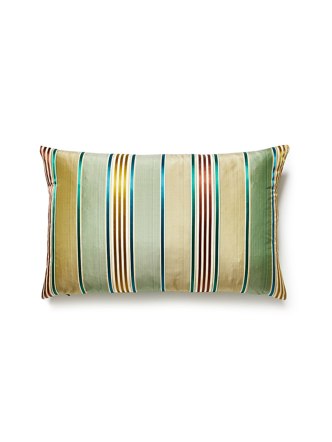 Old World Weavers Charlotte Stripe 14 X 22 - Moss Decorative Pillow