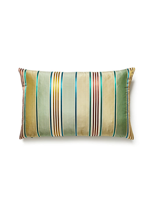 Old World Weavers Charlotte Stripe 14 X 22 - Moss Decorative Pillow