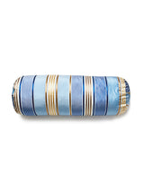 Old World Weavers Charlotte Stripe 21 X 7 - Marine Decorative Pillow