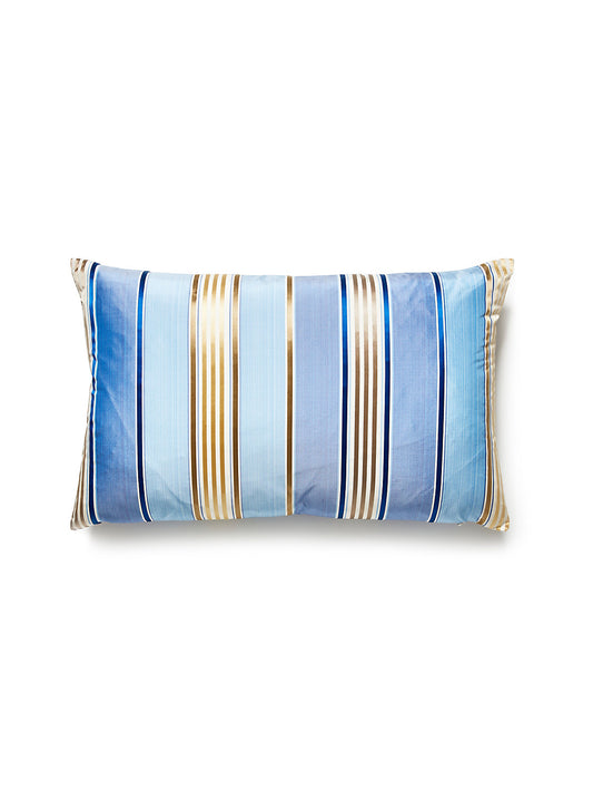 Old World Weavers Charlotte Stripe 14 X 22 - Marine Decorative Pillow