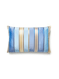 Old World Weavers Charlotte Stripe 14 X 22 - Marine Decorative Pillow