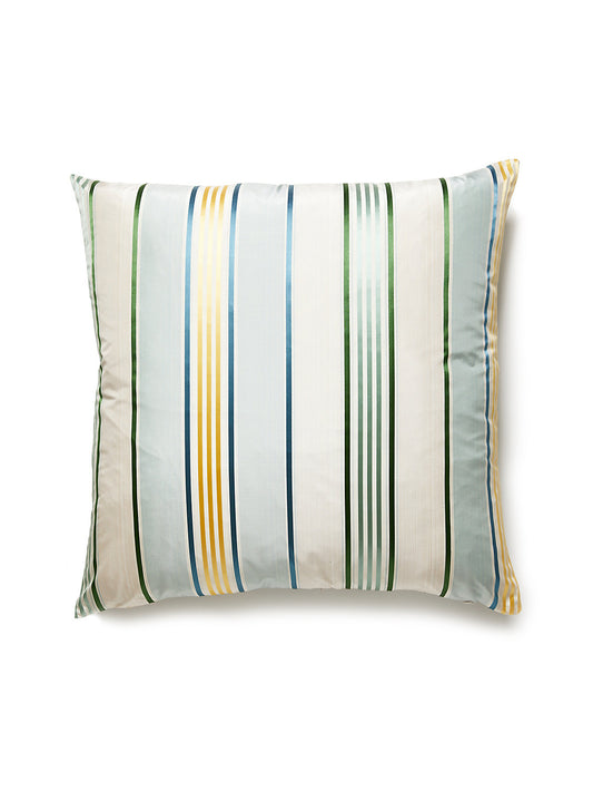 Old World Weavers Charlotte Stripe 22 X 22 - Celadon Decorative Pillow