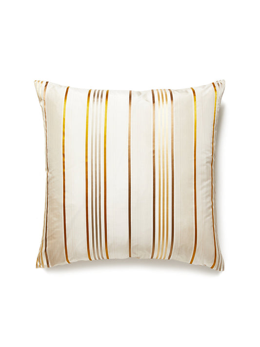 Old World Weavers Charlotte Stripe 22 X 22 - Patina Decorative Pillow