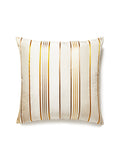 Old World Weavers Charlotte Stripe 22 X 22 - Patina Decorative Pillow