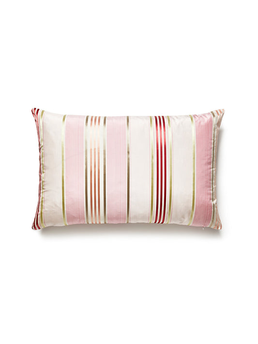Old World Weavers Charlotte Stripe 14 X 22 - Blush Decorative Pillow