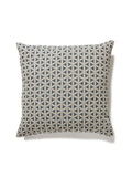 Scalamandre Cross Channel 22 X 22 - Navy Decorative Pillow