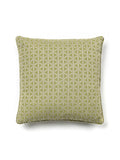 Scalamandre Cross Channel 22 X 22 - Spring Green Decorative Pillow