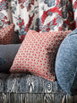 Scalamandre Cross Channel 22 X 22 - Rouge Decorative Pillow