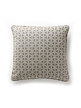 Scalamandre Cross Channel 22 X 22 - Newsprint Decorative Pillow