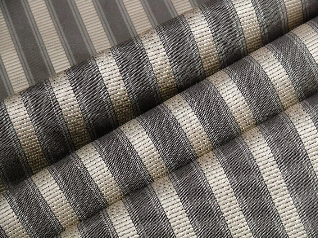 Scalamandre 100% Silk Shirred Stripe Lite Silver MSRPUSD 363/y