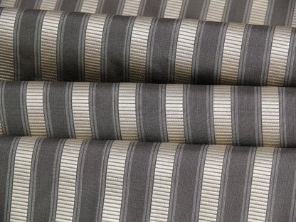 Scalamandre 100% Silk Shirred Stripe Lite Silver MSRPUSD 363/y