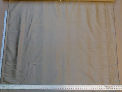 4.75Yx54"Wide Designer Bronze DUPIONI 100% Silk T30