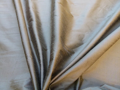 4.75Yx54"Wide Designer Bronze DUPIONI 100% Silk T30