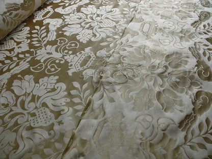 Special Order By yard Scalamandre 100%silk Love Bird  Beige Champagne MSRP USD748/Yd