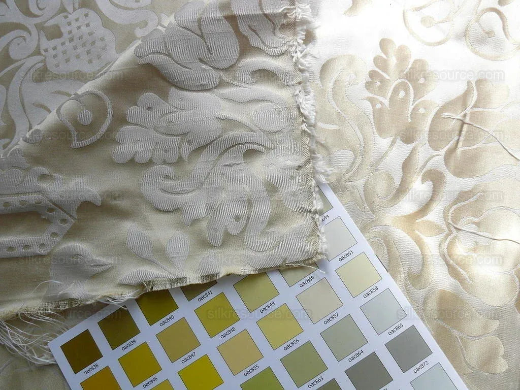 Special Order By yard Scalamandre 100%silk Love Bird  Beige Champagne MSRP USD748/Yd