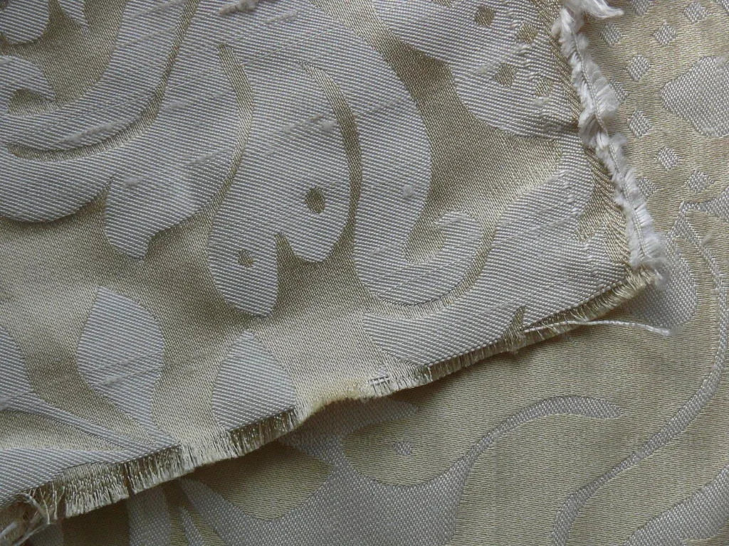 Special Order By yard Scalamandre 100%silk Love Bird  Beige Champagne MSRP USD748/Yd