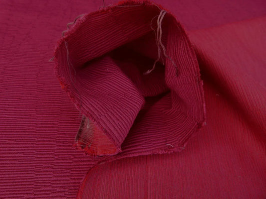 Scalamandre Casse Ottoman Ruby Dark Red Heavy Cotton MSRP USD 178/Yd