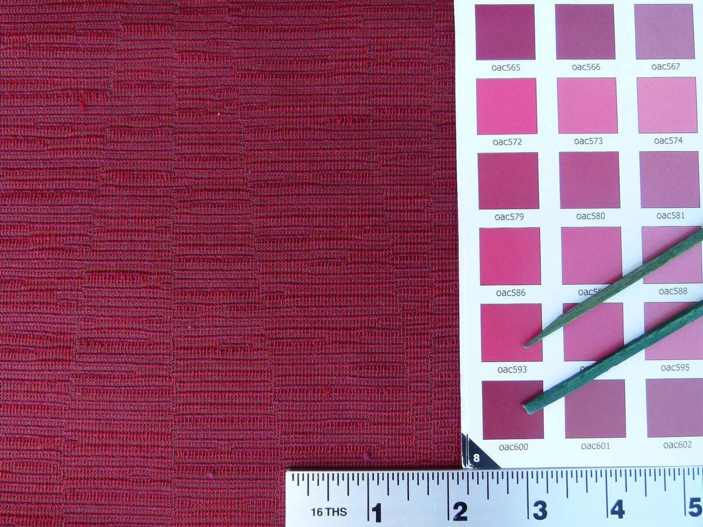 Scalamandre Casse Ottoman Ruby Dark Red Heavy Cotton MSRP USD 178/Yd