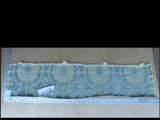 0.25 Yd Scalamandre Libretto Light Teal Blue Medallion Lampas MSRP USD 256/Y