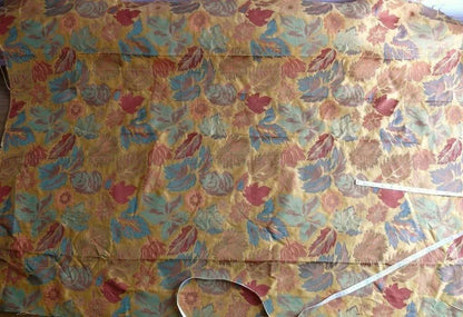 Hiend 100% Silk Lampas Brocade Golden Fall Foliage Bty