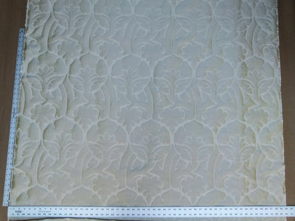 Kravet Couture Barbara Barry Old World in Flax *white Cream 100% Silk Damask