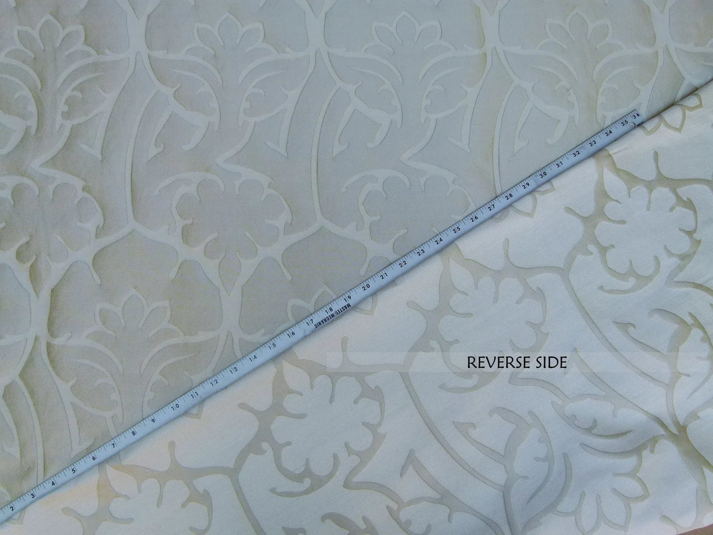 Kravet Couture Barbara Barry Old World in Flax *white Cream 100% Silk Damask